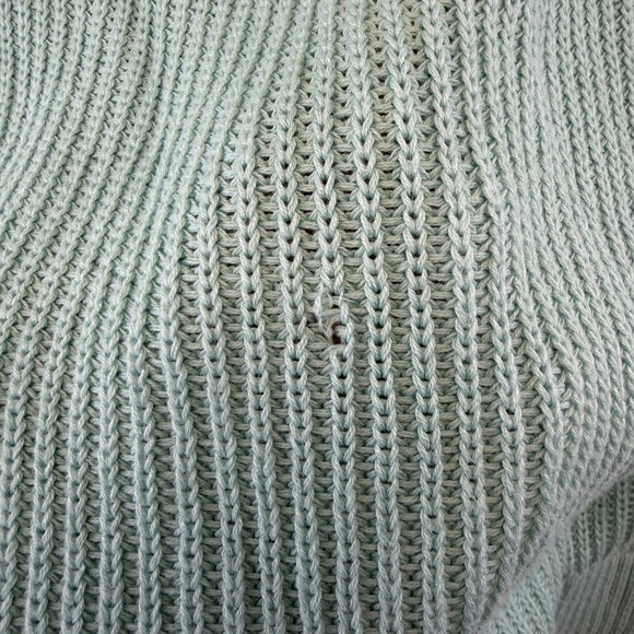 Torrid Pointelle Cardigan Balloon Sleeve Sweater Blue 5X Open Comfy Cozy Holiday - Picture 12 of 12